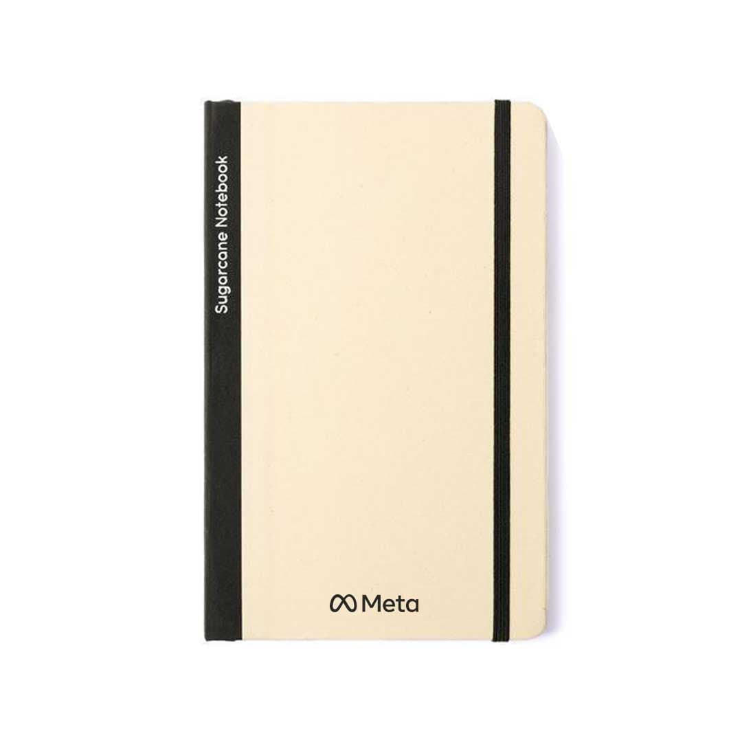 BUREN - eco-neutral Sugarcane Paper A5 Notebook - Black detail 7