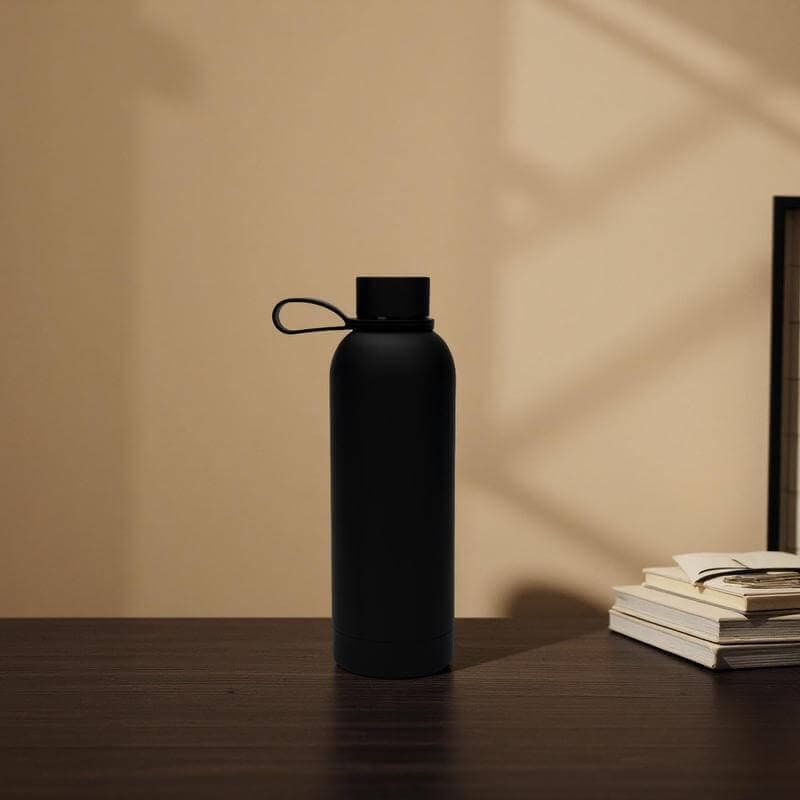 CADIZ - Giftology Double Wall Stainless Steel Bottle 500ml - Black detail 2