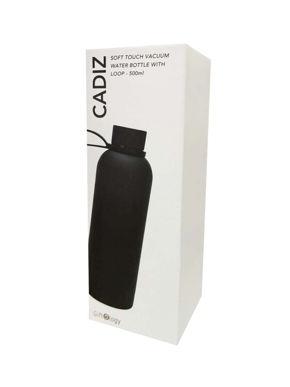 CADIZ - Giftology Double Wall Stainless Steel Bottle 500ml - Black detail 4