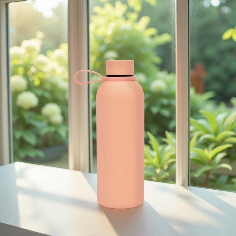 CADIZ - Giftology Double Wall Stainless Steel Bottle 500ml - Peach Pink detail 2