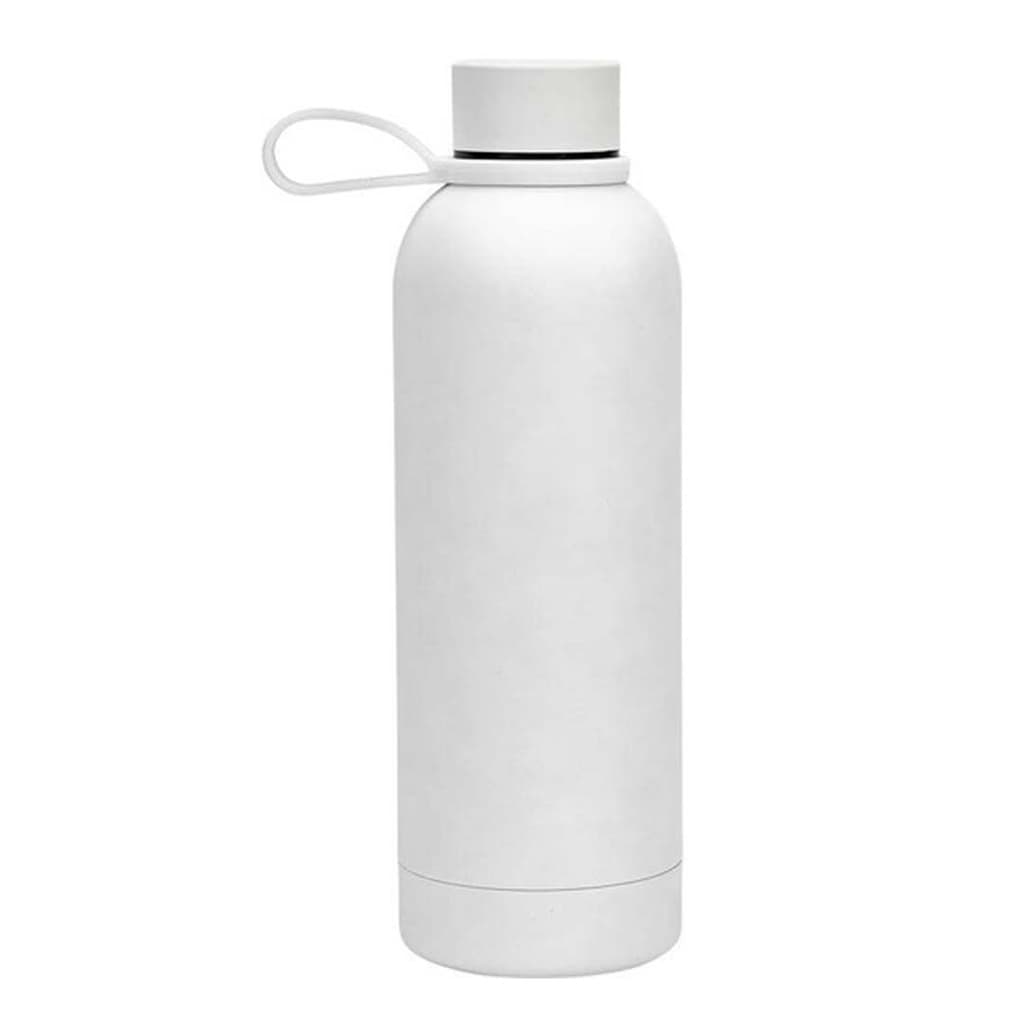 CADIZ - Giftology Double Wall Stainless Steel Bottle 500ml - White corporate gift