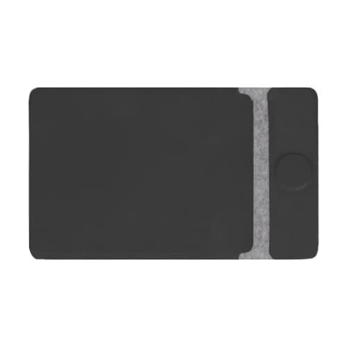 CAMDEN - Giftology 14" Felt Laptop Sleeve With 15W Magnetic Charger - Black detail 5