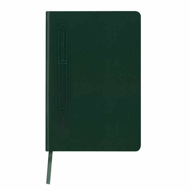 CAMPINA - Giftology A5 Hard Cover Notebook with Metal Pen - Green detail 2