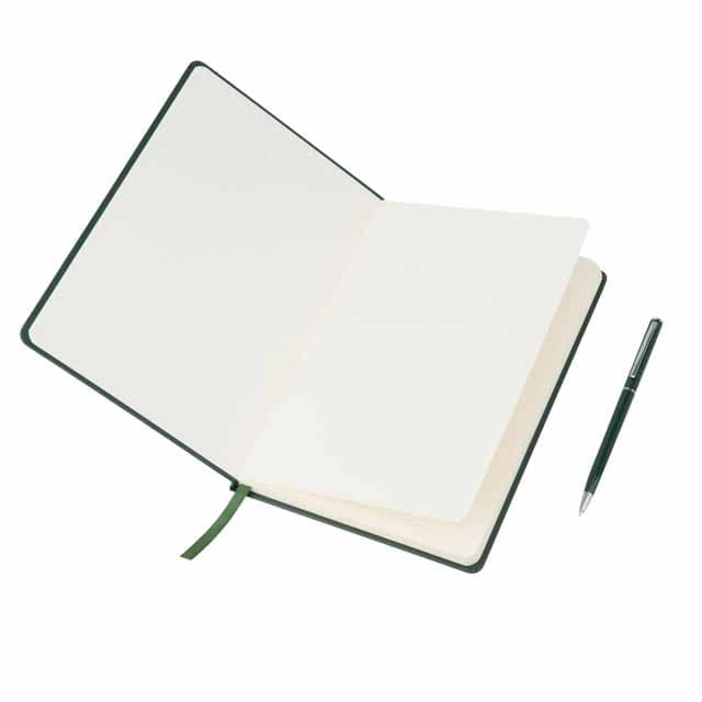 CAMPINA - Giftology A5 Hard Cover Notebook with Metal Pen - Green detail 3