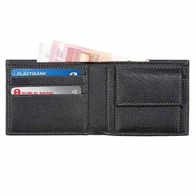 CANCUN - SANTHOME Men's Wallet In Genuine Leather (Anti-microbial) detail 2