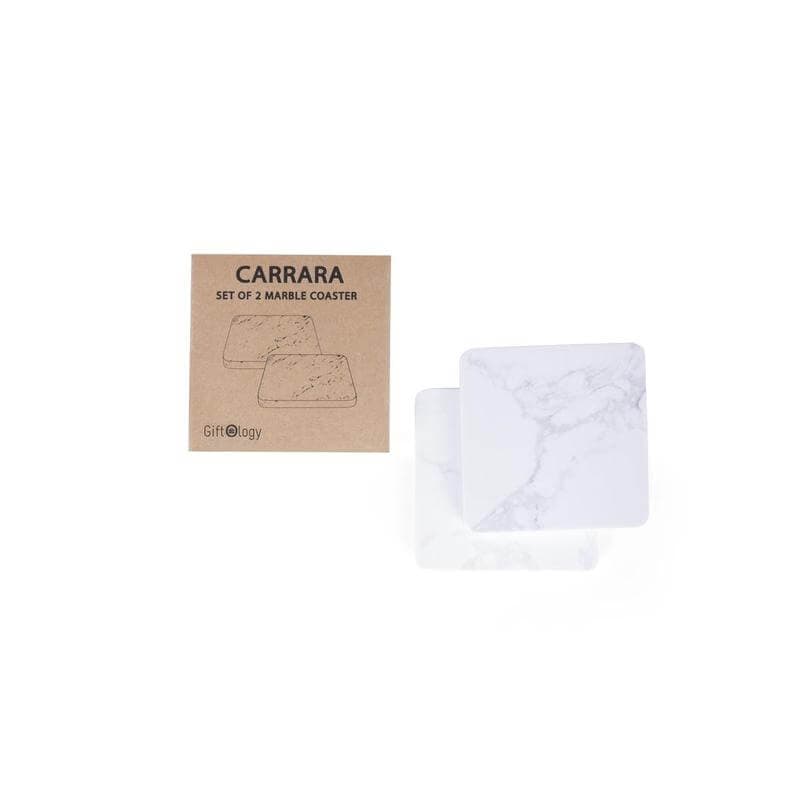 CARRARA - Giftology Set of 2 Marble Coasters detail 7