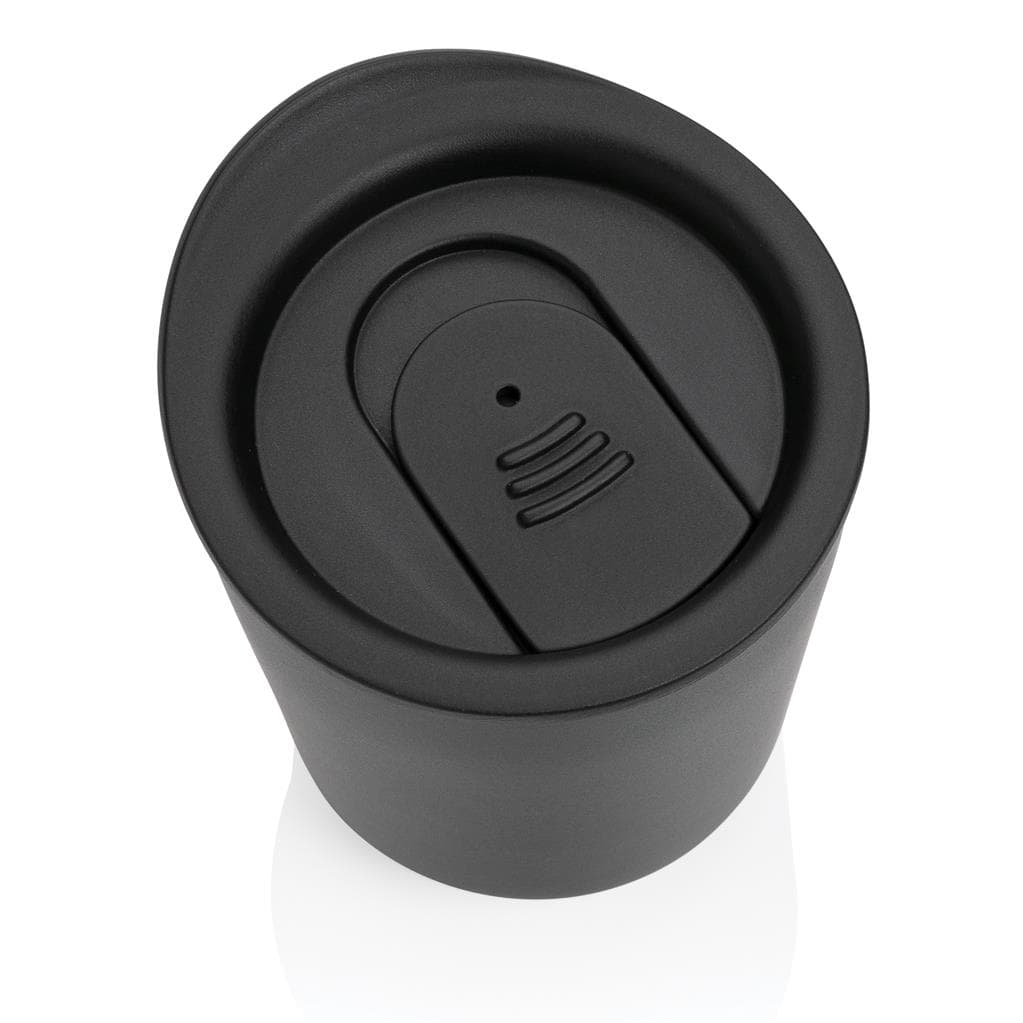 CELLE - Classic Coffee Tumbler - Black (anti-microbial) detail 4