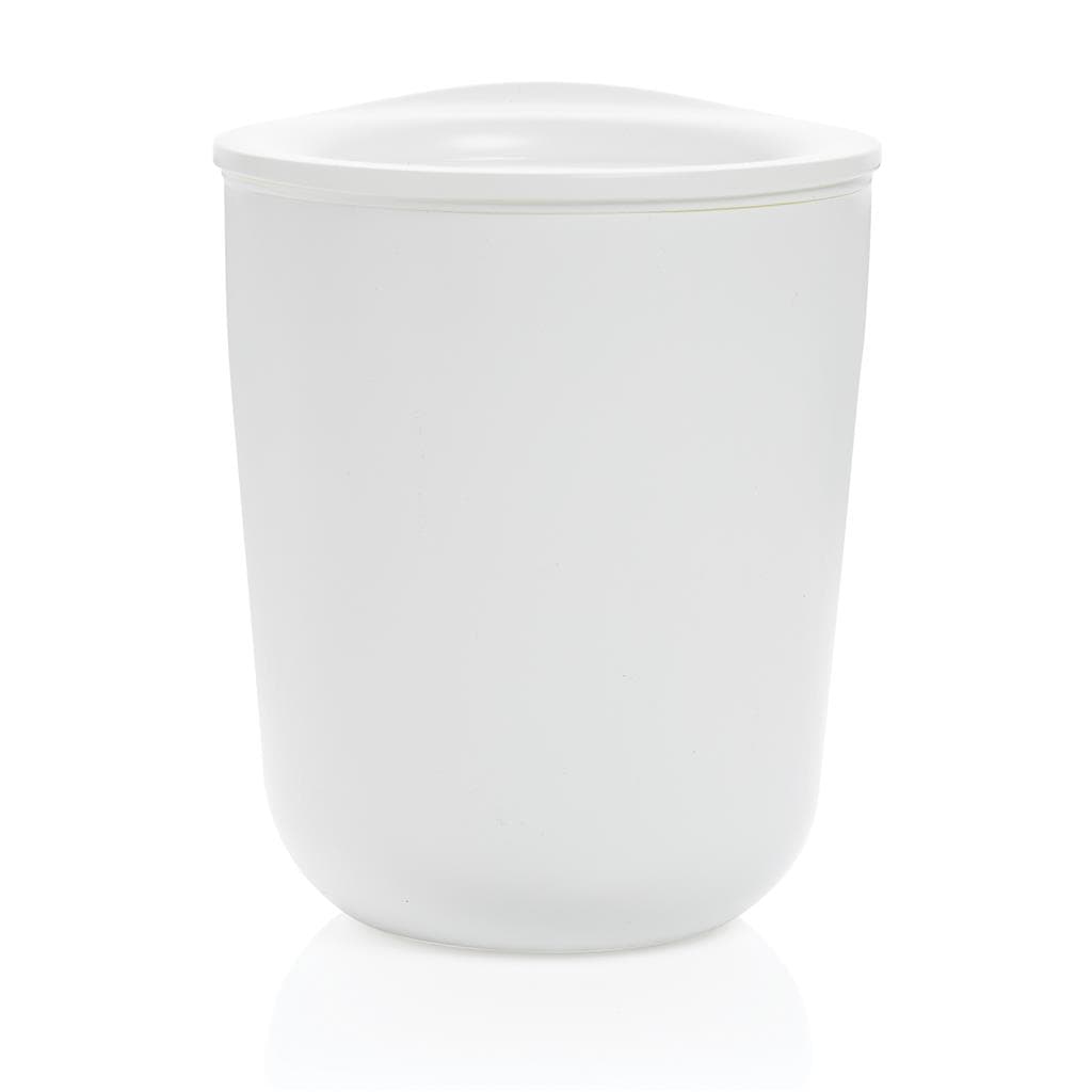 CELLE - Classic Coffee Tumbler - White (anti-microbial) detail 2
