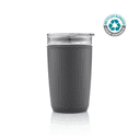 CERRA - Hans Larsen Premium Glass Tumbler with Recycled Protective Sleeve Black