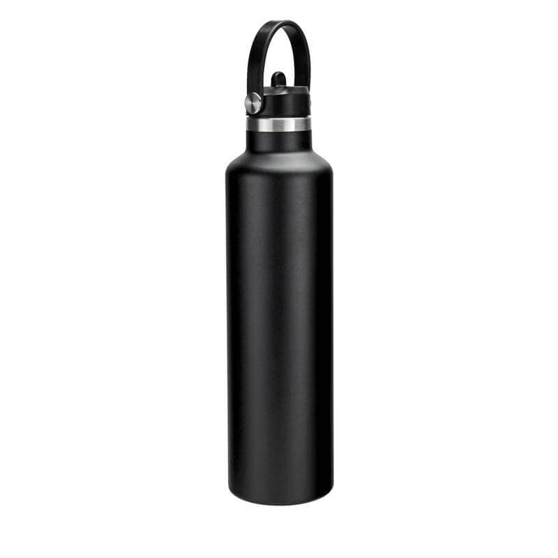 CERVO - Hans Larsen Vacuum Stainless Steel Bottle with Sports Lid - 1L - Black detail 2