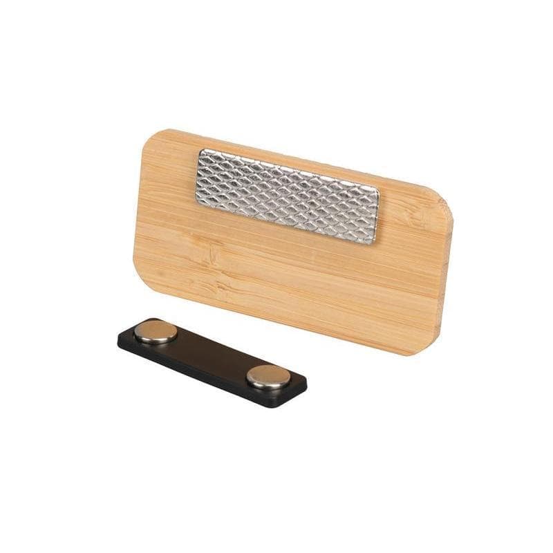 CESA - FSC-certified Sustainable Bamboo Name Badge with Magnet detail 3