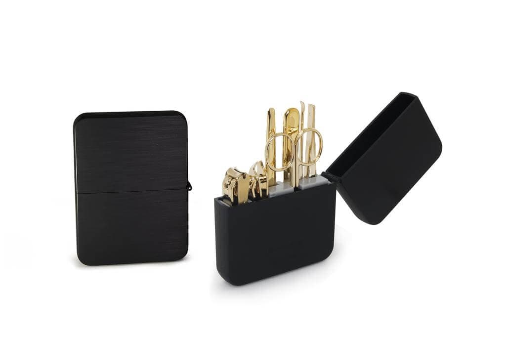 CHELLES - Premium Grooming / Manicure Set - Gold detail 6