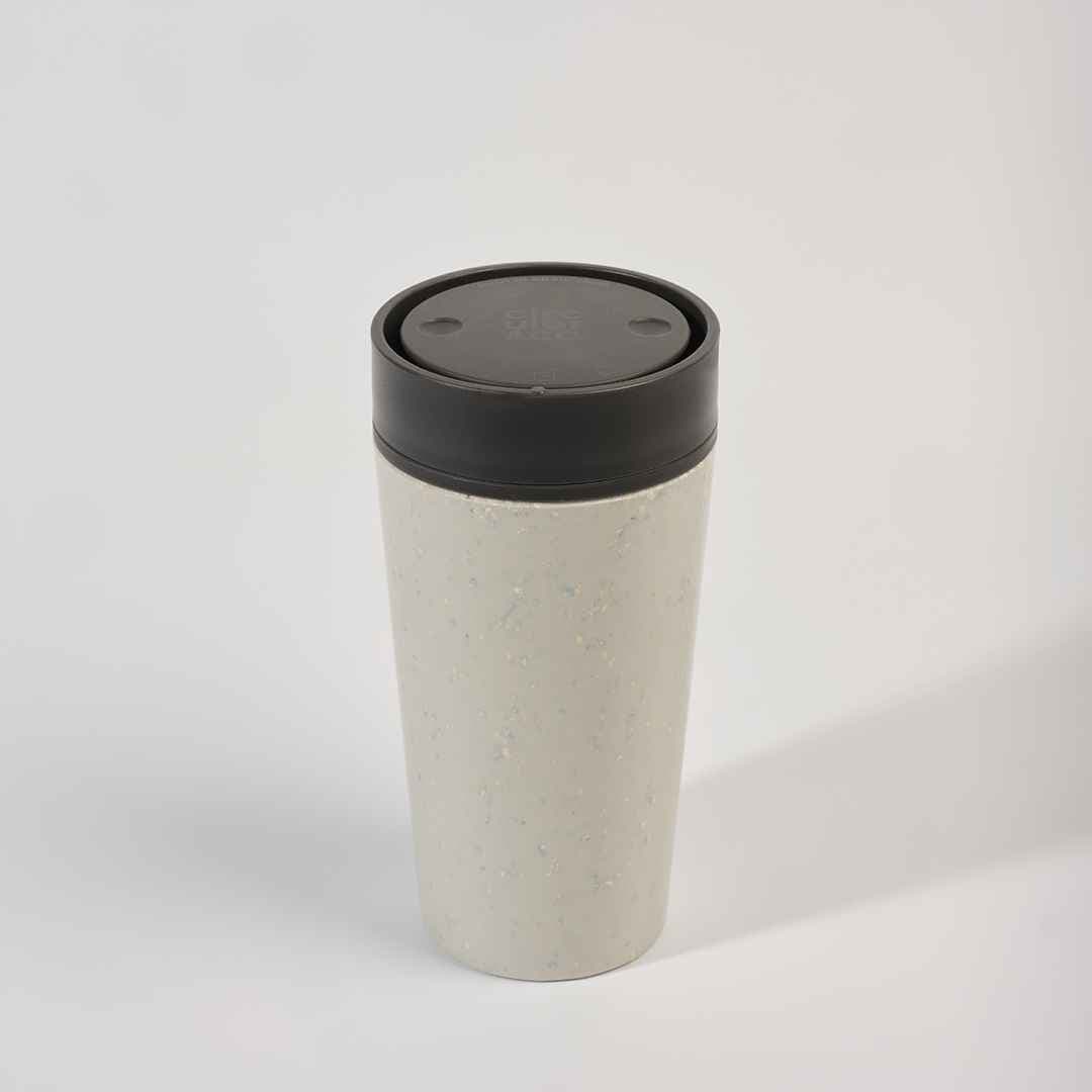 Circular Cup 12oz Chalk & Storm Grey detail 4