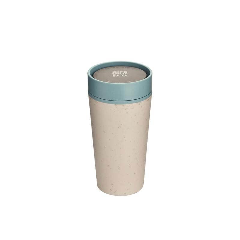 Circular Cup 12oz Cream & Faraway Blue detail 4