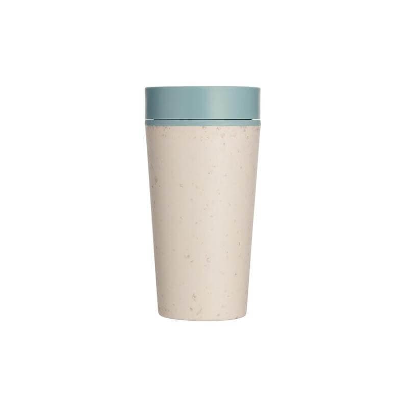 Circular Cup 12oz Cream & Faraway Blue detail 5