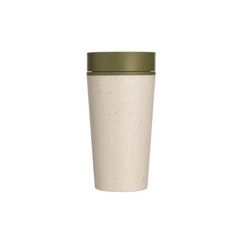 Circular Cup 12oz Cream & Honest Green detail 4