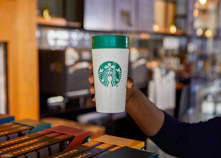 Circular Cup 12oz Cream & Honest Green detail 7