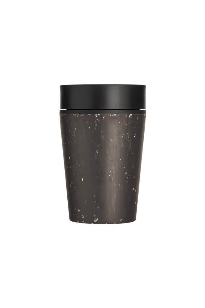 Circular Cup 8oz Black & Cosmic Black detail 2