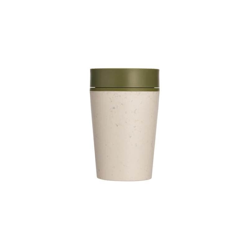 Circular Cup 8oz Cream & Honest Green detail 4