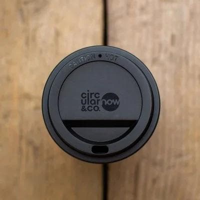 Circular NOW Cup 12oz Cream & Cosmic Black detail 3