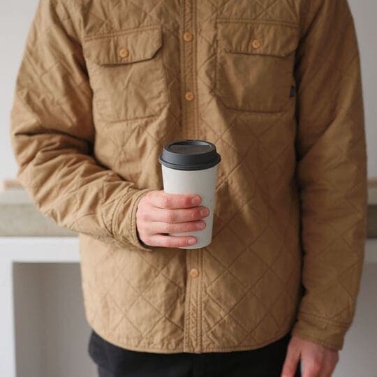 Circular NOW Cup 12oz Cream & Cosmic Black detail 6