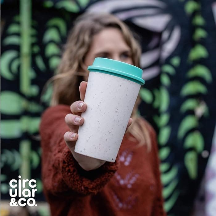 Circular NOW Cup 12oz Cream & Happy Mint detail 4