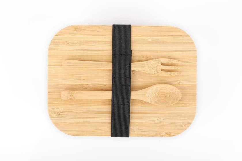 CORNETO - Hans Larsen Glass Lunch Box with Bamboo Cutlery detail 5