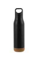 CREIL - Giftology Insulated Water Bottle with Cork Base Black