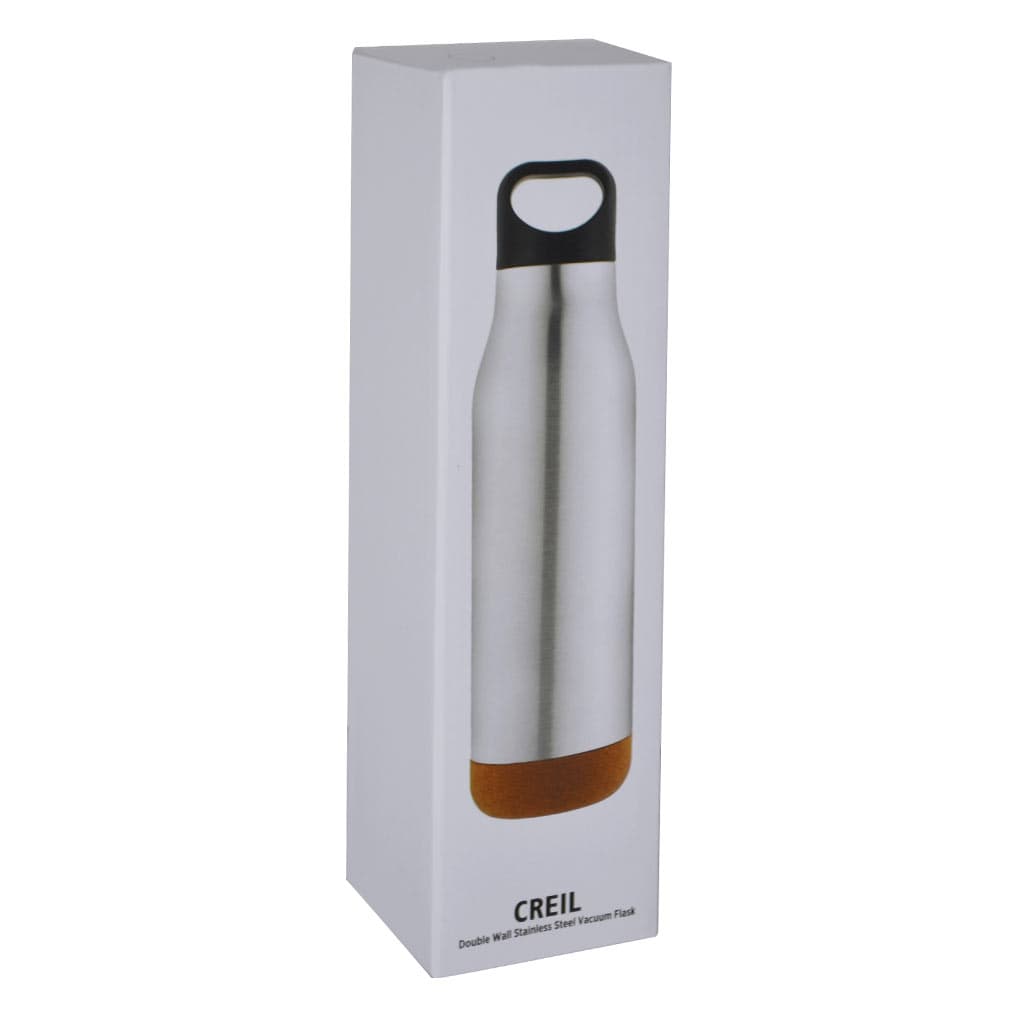 CREIL - Giftology Insulated Water Bottle with Cork Base - Black detail 6