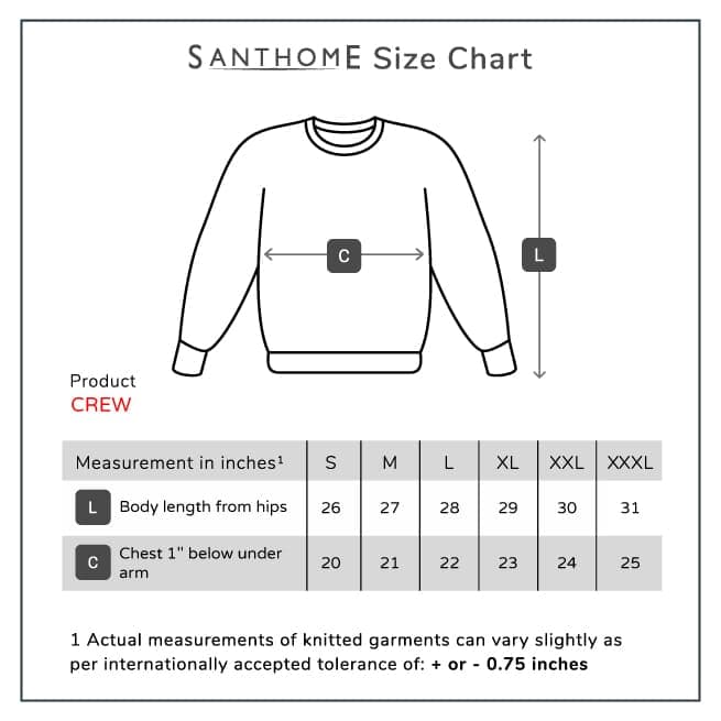 CREW - Santhome Unisex Crewneck Fleece Sweatshirt detail 3