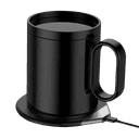 CRIVITS - Smart Mug Warmer with Wireless Charger Black