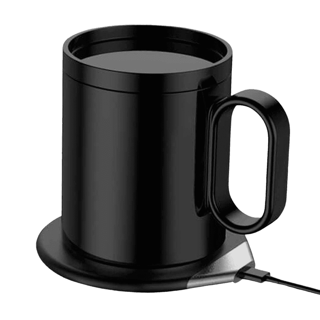 CRIVITS - Smart Mug Warmer with Wireless Charger - Black corporate gift
