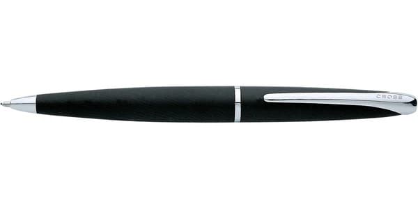 Cross ATX® Basalt Black with Polished Chrome Appointments Ballpoint Pen (Blue Ink) detail 3