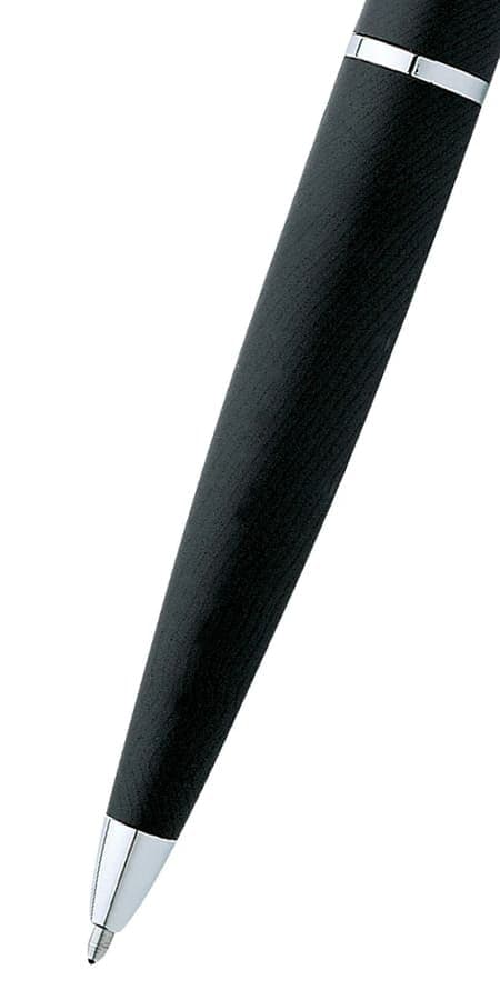 Cross ATX® Basalt Black with Polished Chrome Appointments Ballpoint Pen (Blue Ink) detail 6