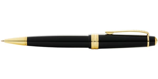 Cross Bailey Light™ Polished Black Resin and Gold Tone Ballpoint Pen detail 4