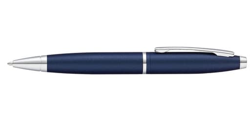 Cross Calais™ Metallic Blue Ballpoint Pen with Classic Blue Journal Gift Set detail 5