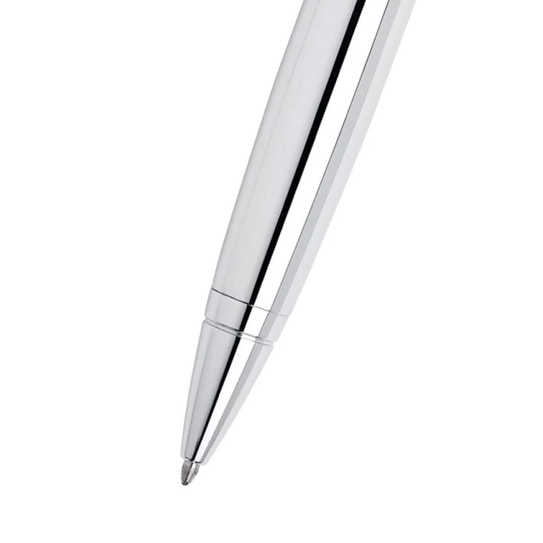 Cross Calais™ Polished Chrome with Polished Chrome Appointments Ballpoint Pen (Blue Ink) detail 4