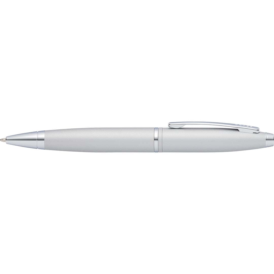 Cross Calais™ Satin Chrome with Polished Chrome Appointments Ballpoint Pen (Blue Ink) detail 2