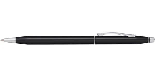 Cross Classic Century® Black Lacquer with Polished Chrome Appointments Ballpoint Pen detail 3
