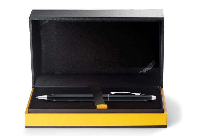 Cross Classic Century® Black Lacquer with Polished Chrome Appointments Ballpoint Pen detail 5