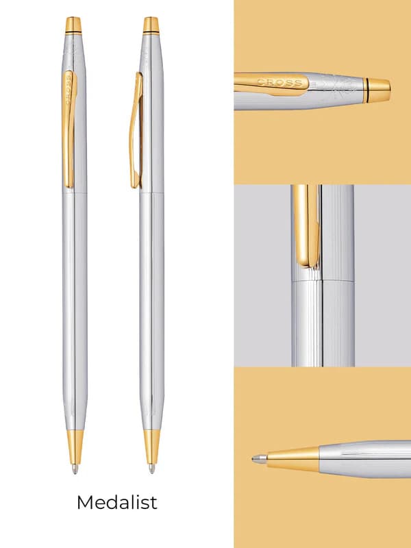 Cross Classic Century® Medalist® Ballpoint Pen with Classic White Journal Gift Set detail 6