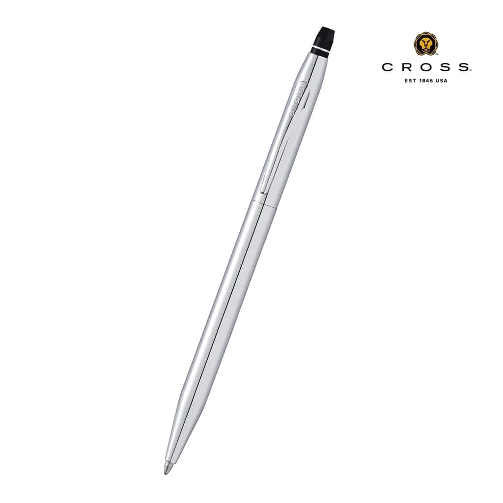 Cross Click™ Chrome Ballpoint Pen & A5 Hardcover Notebook Gift Set - Mocha detail 6