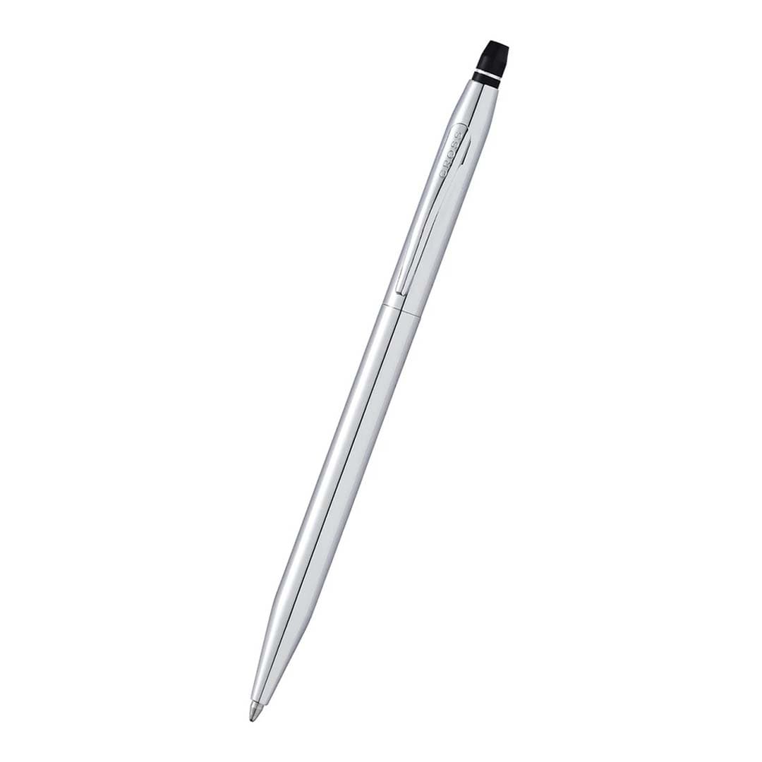 Cross Click™ Chrome Ballpoint Pen with Classic Black Journal Gift Set detail 4