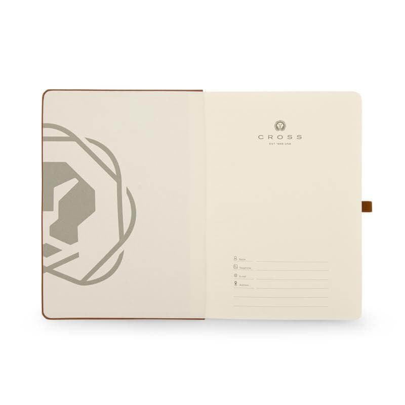 Cross Click™ Chrome Ballpoint Pen with Notebook and Cardholder Gift Set - Mocha detail 4