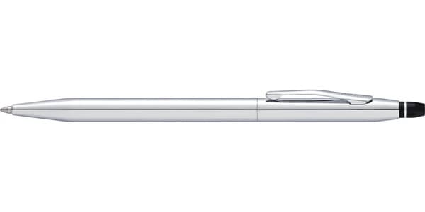 Cross Click™ Chrome with Chrome Appointments Ballpoint Pen (Blue Ink) detail 3
