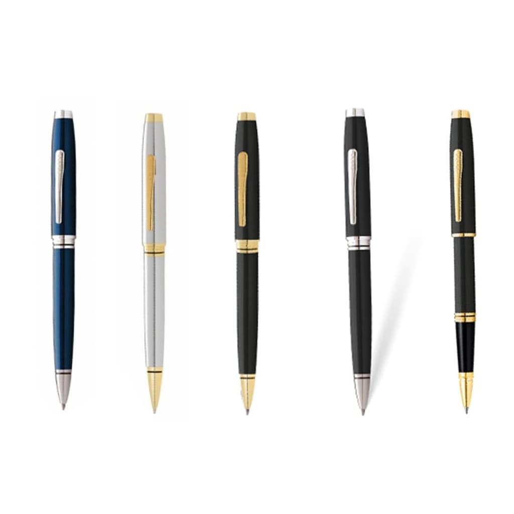 Cross Coventry Black Lacquer with Polished Chrome Appointments Ballpoint Pen (Blue Ink) detail 5
