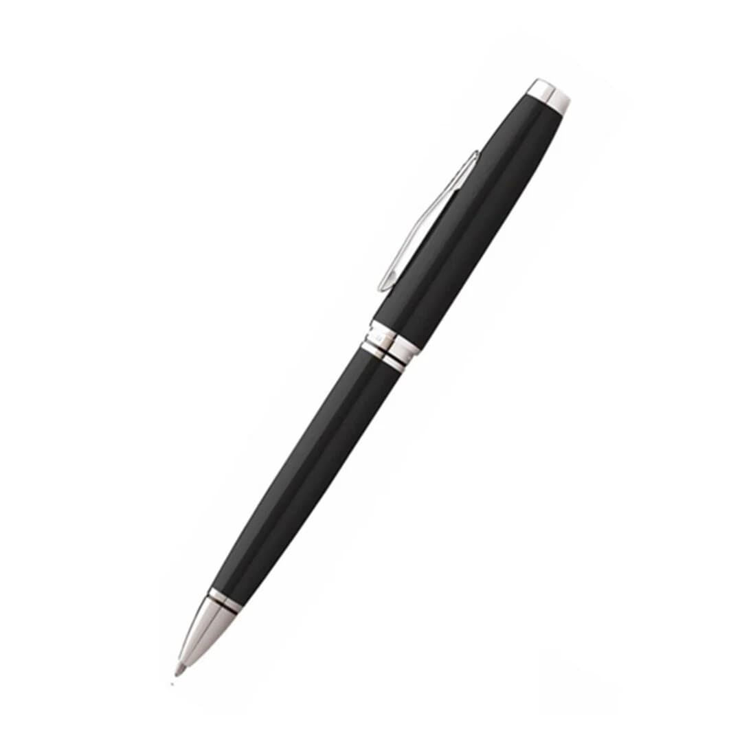 Cross Coventry Black Lacquer with Polished Chrome Appointments Ballpoint Pen detail 2
