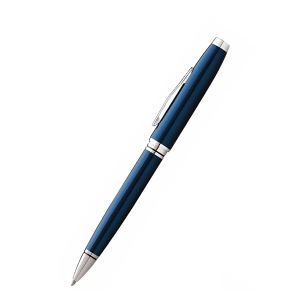 Cross Coventry Blue Lacquer Ballpoint Pen with Classic Blue Journal Gift Set detail 4