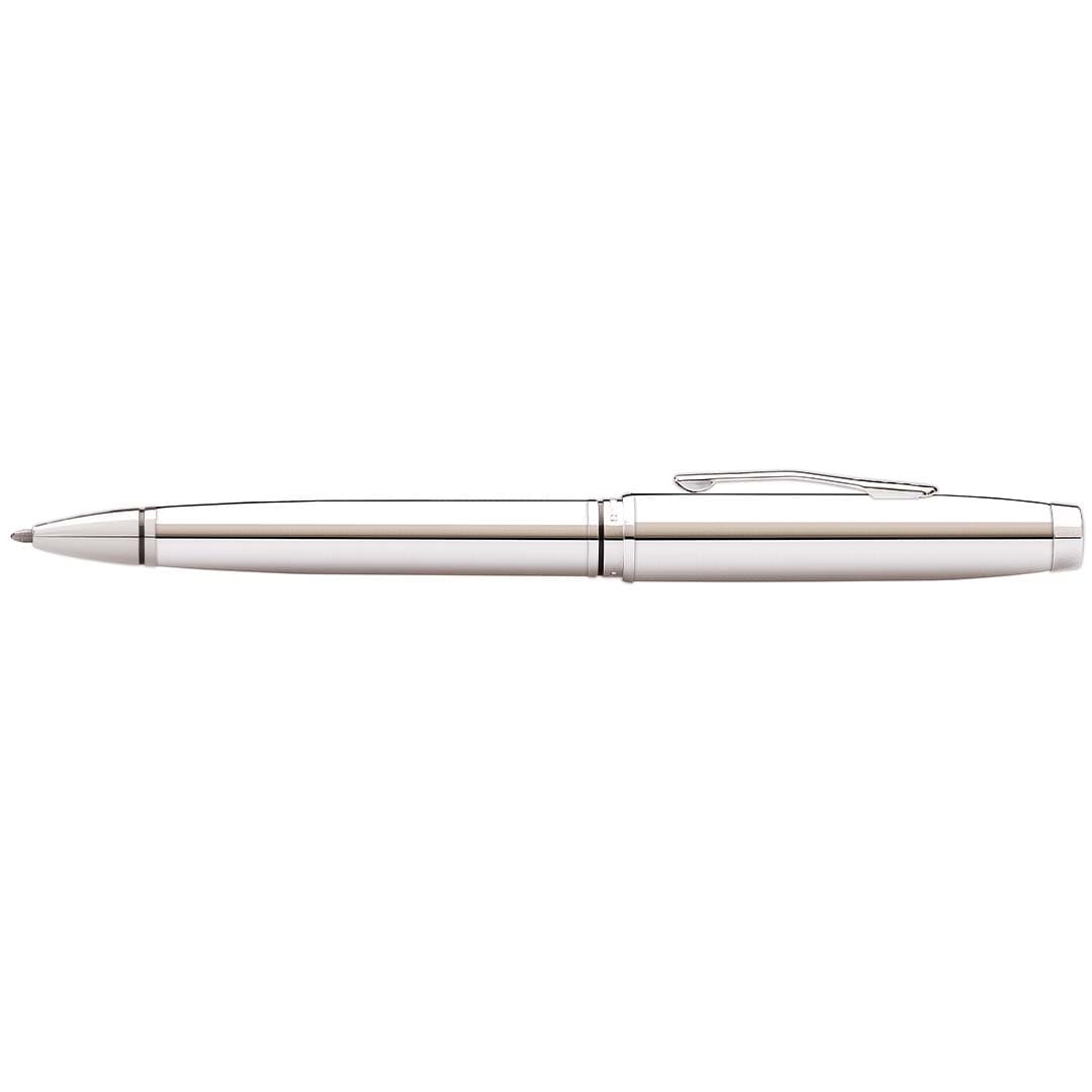 Cross Coventry Polished Chrome Ballpoint Pen (Blue Ink) detail 2