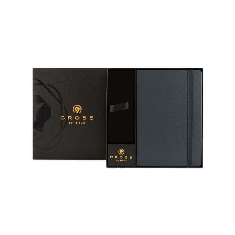 Cross Hardcover Notebook & 2pc Gift Box - Black detail 2